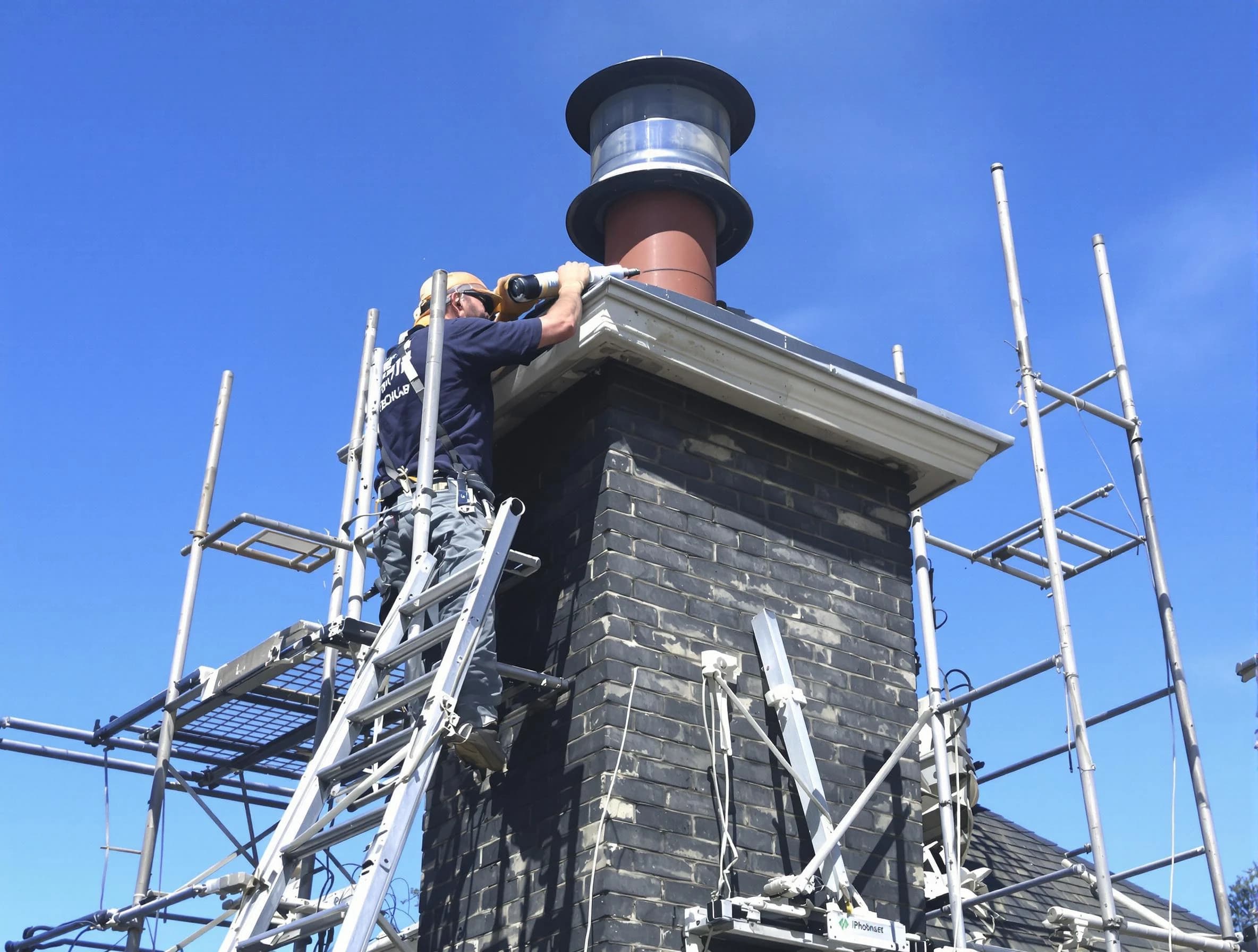 Sturdy chimney crown finished by Pell City Chimney Sweep in Pell City, AL
