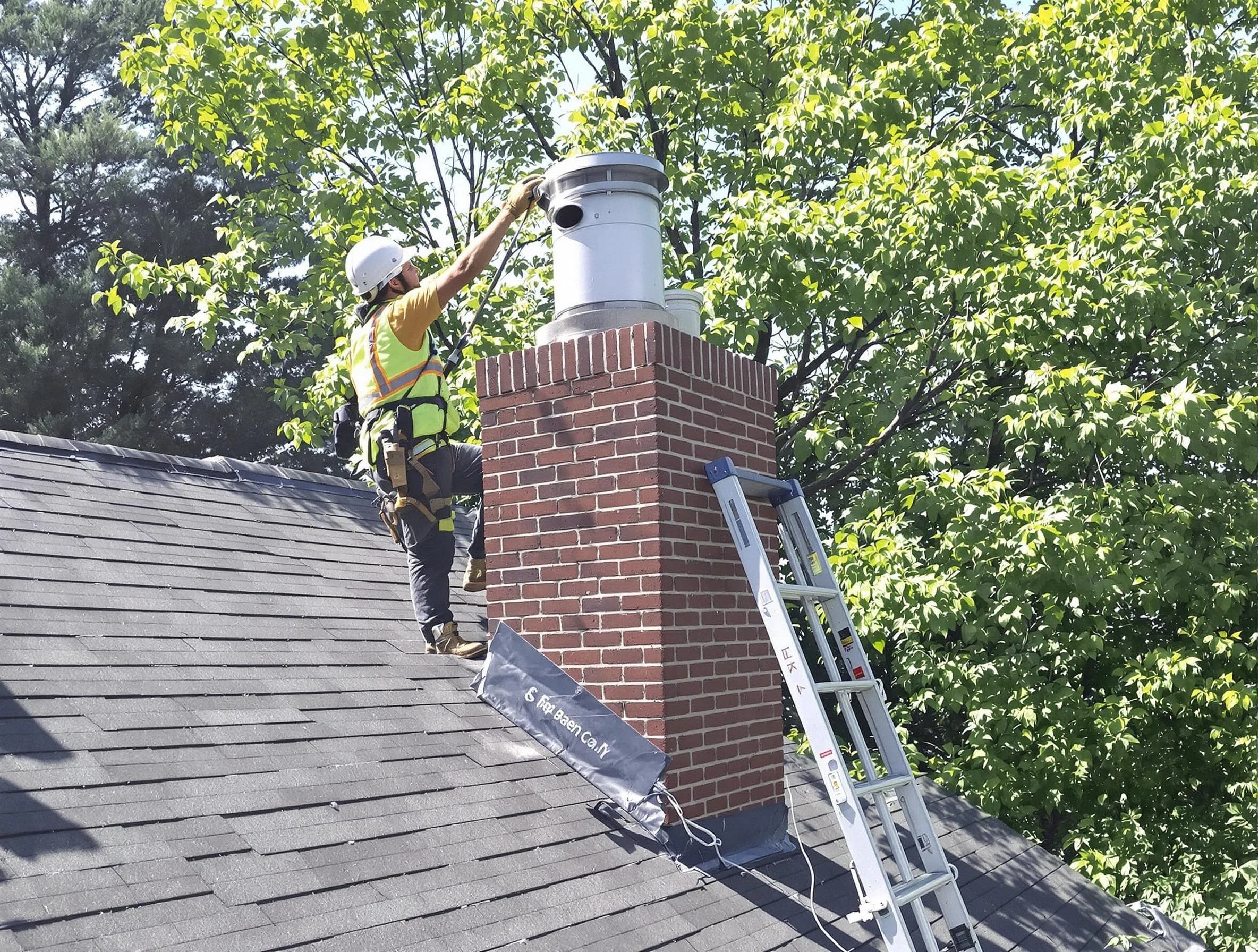 Chimney liner inspection by Pell City Chimney Sweep in Pell City, AL