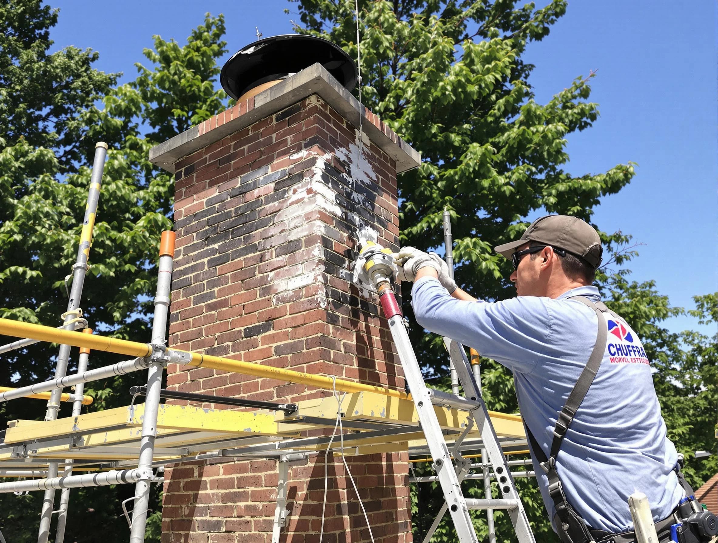Structural chimney repair by Pell City Chimney Sweep in Pell City, AL