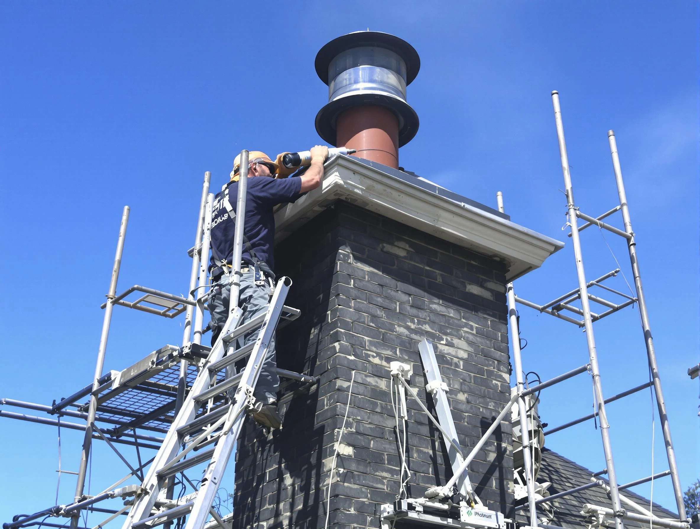 Sturdy chimney crown finished by Pell City Chimney Sweep in Pell City, AL